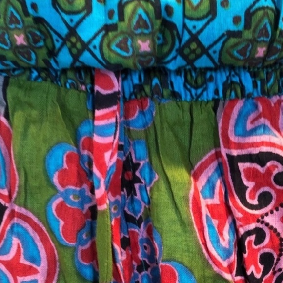 Charlotte Web NWT 100% cotton cap shortsleeve abstract print size medium/large - Picture 6 of 12